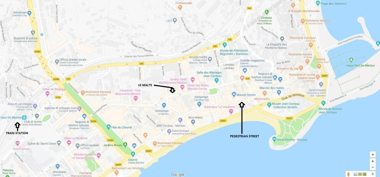 Le Malte Apartment Menton Exterior photo